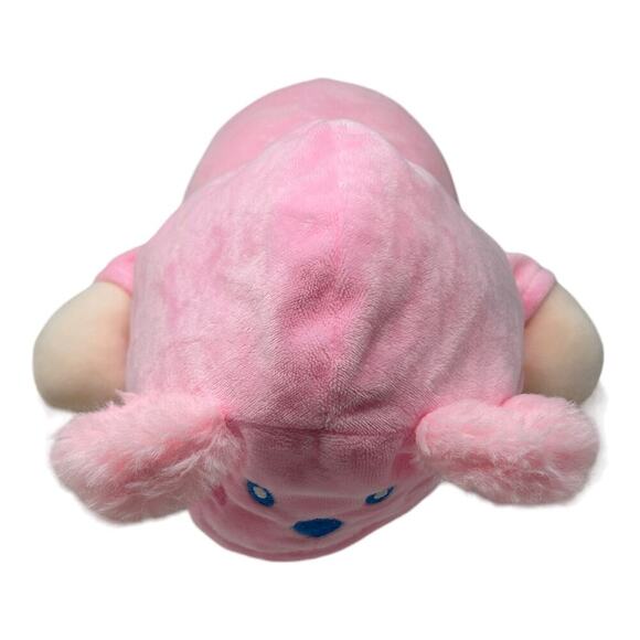 June Garden 12" Sweet Dolly Frida Stuffed Ultra Soft Baby Bear Doll Pink Outfit - Picture 11 of 16